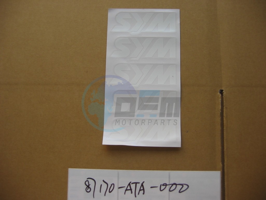 Product image: Sym - 87170-ATA-000-T1 - SYM STRIPE (WHITE)  0