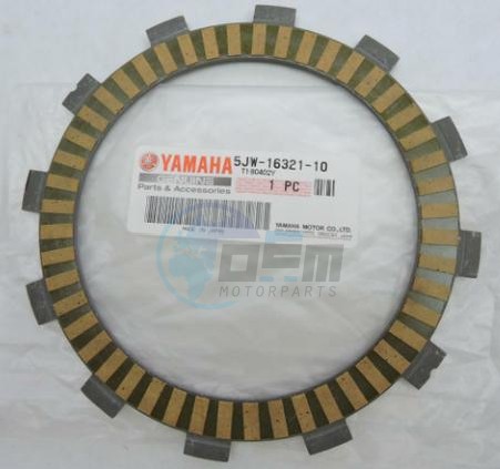 Product image: Yamaha - 5JW163211000 - PLATE, FRICTION  0