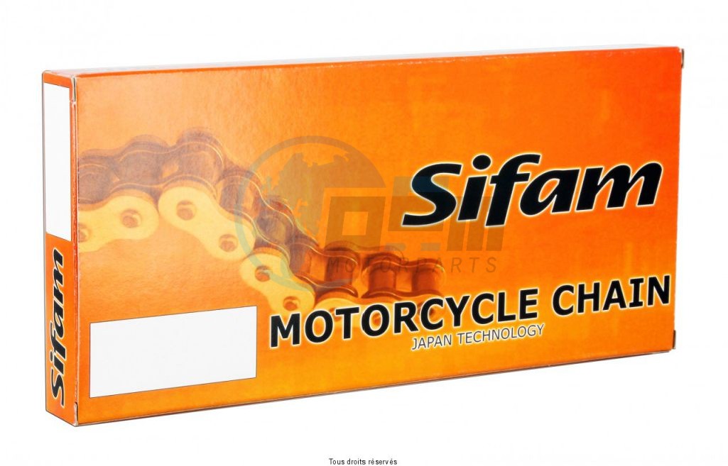 Product image: Sifam - 520-SH-112 - Chain 520 Hyper Reinforced 112m Type : Chain 520 Length: 112Links Hyper Reinforced  0
