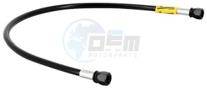 Product image: Goodridge - GDB750BK - Brakehose 750mm - with black lining and connectors 