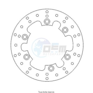 Product image: Sifam - DIS1221 - Brake Disc Yamaha Ø320x216x198  Mounting holes 6xØ8,5 Disk Thickness 6 