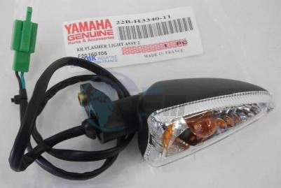 Product image: Yamaha - 22BH33401100 - RR FLASHER LIGHT ASSY 2  0