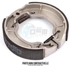 Product image: Sifam - KB302 - Brake Shoes Ø128.5 X L 28mm   