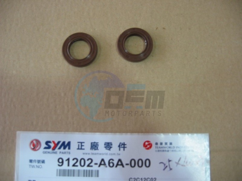 Product image: Sym - 91202-A6A-000 - OIL SEAL 25X40X7  1