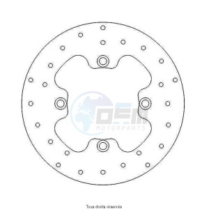 Product image: Sifam - DIS1113 - Brake Disc Kawasaki  Ø184x100x84  Mounting holes 4xØ9,5 Disk Thickness 4 