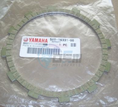 Product image: Yamaha - 5VY163310000 - PLATE, FRICTION 2  0