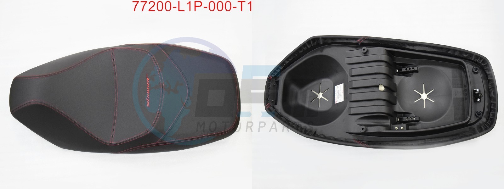 Product image: Sym - 77200-L1P-000-T1 - DOUBLE SEAT ASSY JOYMAX  0