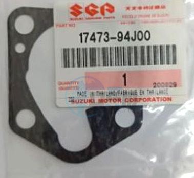 Product image: Suzuki - 17473-94J00 - GASKET,WATER PU  0