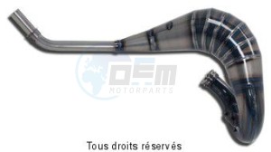 Product image: Giannelli - 34081HF - Exhaust Collector Racing BETA  ENDURO 50 09/11 Left damper position 