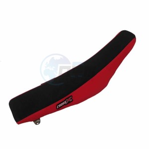 Product image: Crossx - M113-2BR - Saddle Cover HONDA CRF 250 14-17 CRF 450 13-16 TOP BLACK- SIDE RED (M113-2BR) 