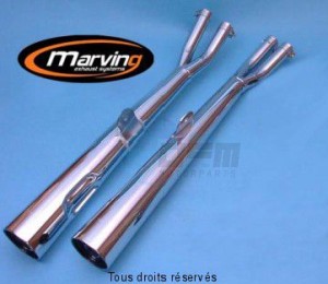 Product image: Marving - 01S2039 - Silencer  MARVI GS 500/550 Approved - Sold as 1 pair Chrome  