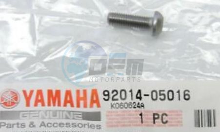 Product image: Yamaha - 920140501600 - BOLT BUTTON HEAD   0