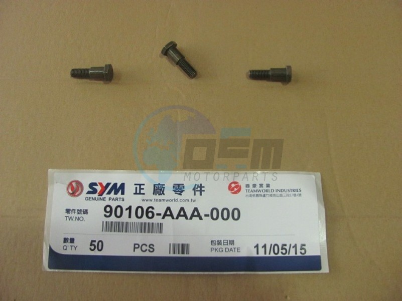 Product image: Sym - 90106-AAA-000 - FLANGE BOLT 10X55  1