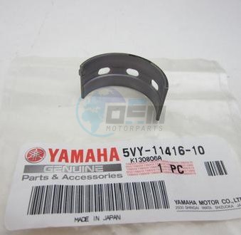 Product image: Yamaha - 5VY114161000 - PLANE BEARING, CRANKSHAFT 1 BLACK  0