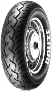 Product image: Pirelli - PIR1003300 - Tyre  130/90 - 15 M/C 66S Route MT 66  Rear 