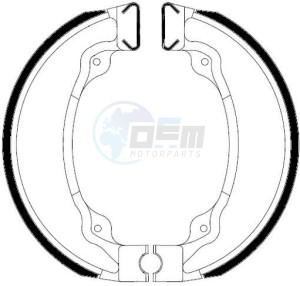 Product image: Ferodo - FSB958A - Brake Shoes F 