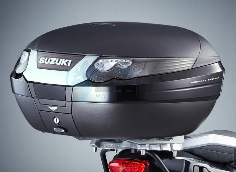 Product image: Suzuki - 990D0-E5500-000 - PLASTIC TOPCASE 55LTR., INCL. LOCK + KEY  0