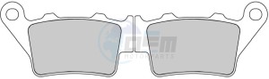 Product image: Ferodo - FDB2005ST - Brakepad Sinter metal Sinter Grip Road 