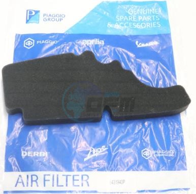 Product image: Piaggio - 8431940P - Air filter PREMIUM  0