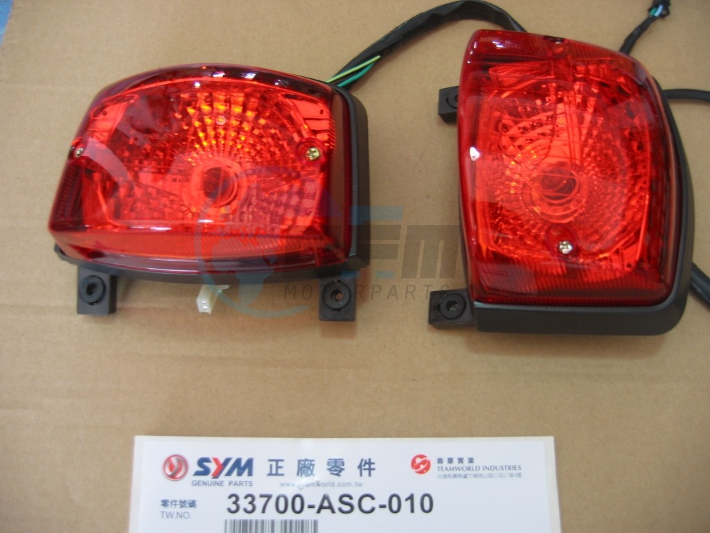 Product image: Sym - 33700-ASC-010 - TAIL LIGHT  0