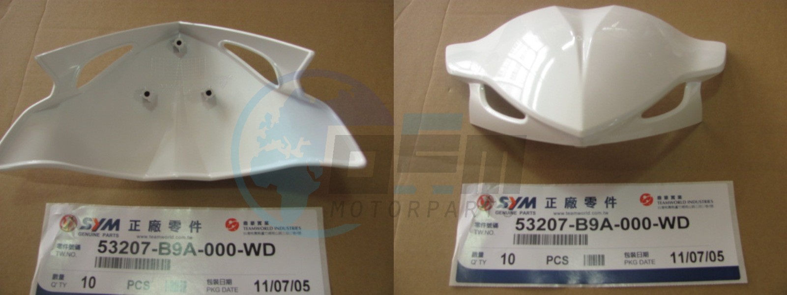 Product image: Sym - 53207-B9A-000-WD - METER VISOR A WH8018P  0