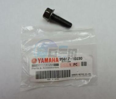 Product image: Yamaha - 958171003000 - BOLT, FLANGE   0