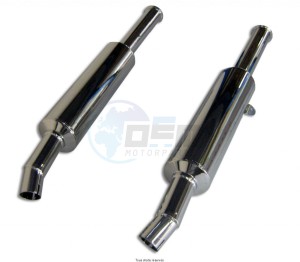 Product image: Marving - 01H2106 - Silencer  MASTER GL 1500 GOLDWING Not Approved for 1 pair Chrome  