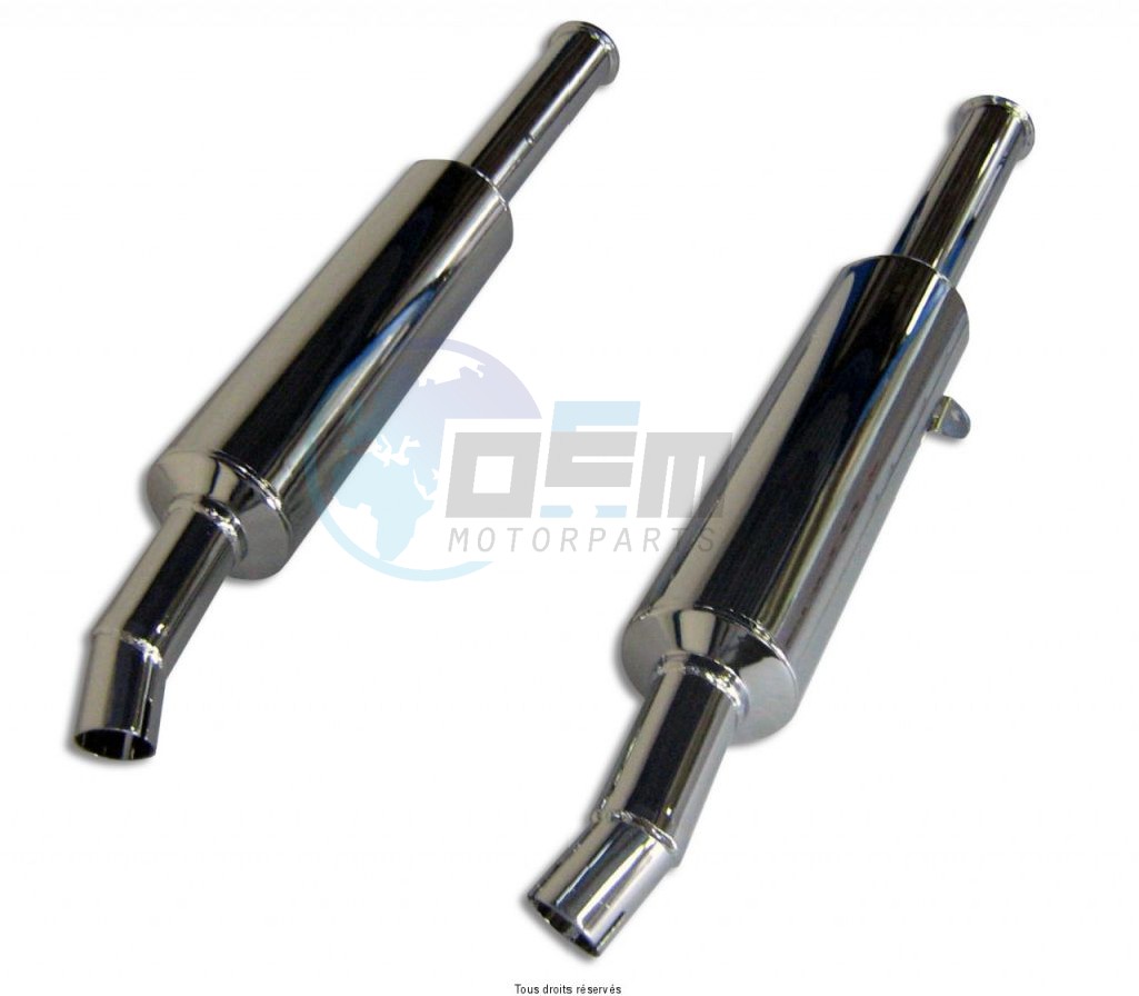 Product image: Marving - 01H2106 - Silencer  MASTER GL 1500 GOLDWING Not Approved for 1 pair Chrome   0