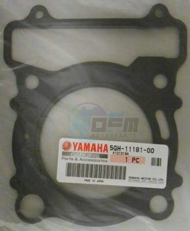 Product image: Yamaha - 5GH111810000 - GASKET, CYLINDER HEAD 1  0