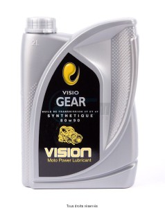 Product image: Vision - VISIOGEAR80-2 - Oil 80w90 - 2L Semi Synthetic Bidon de 2L 