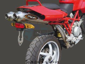 Product image: Marving - 01ALDMS1000EU - Silencer  SUPERLINE MULTISTRADA Approved - Sold as 1 pair Small Oval Alu  