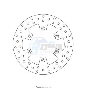 Product image: Sifam - DIS1092W - Brake Disc Kawasaki Ø221x116x101  Mounting holes 6xØ6,5 Disk Thickness 4 