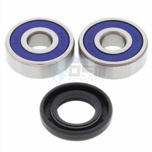 Product image: All Balls - 25-1161 - Wheel bearing kit front side with dust seal YAMAHA PW 80 1983-2006 / TT-R 1 2008-2013 / TT-R 90 E 2000-2007 