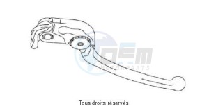 Product image: Sifam - LFS1034 - Lever Brake BMW - Suzuki - Triumph OEM: 57300-29g00 