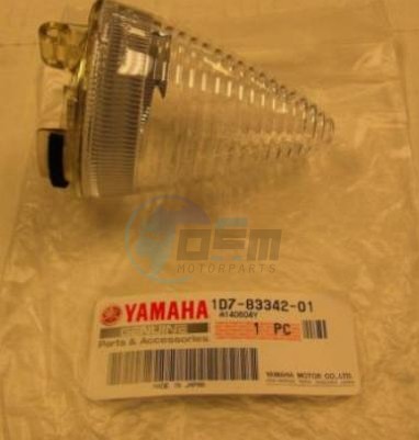 Product image: Yamaha - 1D7833420100 - LENS, FLASHER 2  0