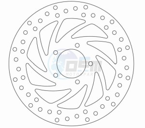 Product image: Ferodo - FMD0050R - Brake Disc Aprilia 