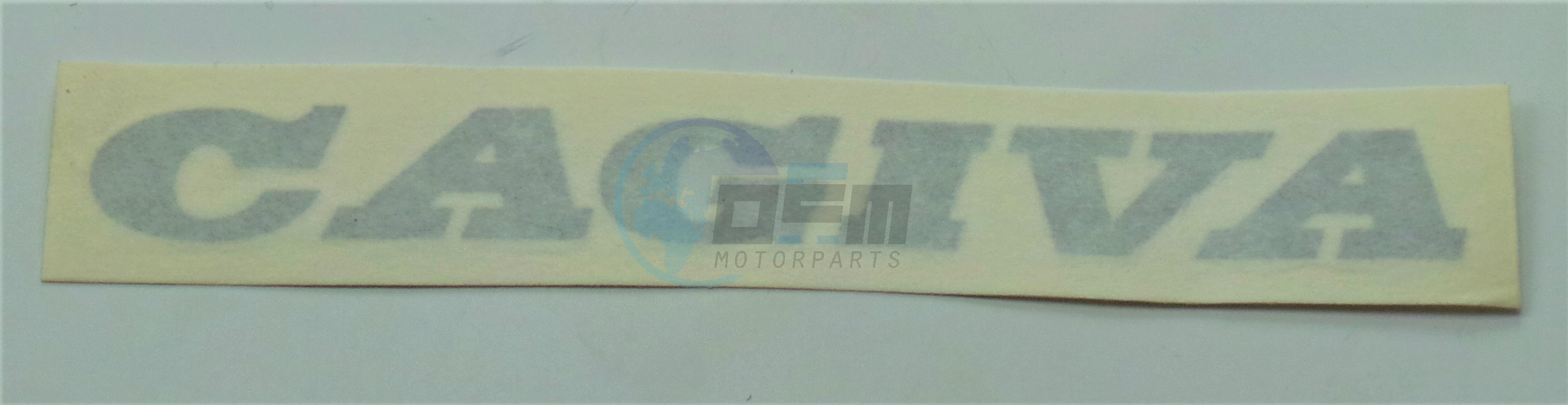 Product image: Cagiva - 80A079223 - DECAL CAGIVA  Parts can be in primer only  0