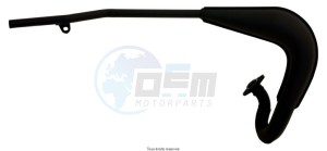 Product image: Giannelli - 54006 - Exhaust Collector KMX 125 82/01  Without Damper Black MAT 