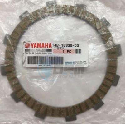 Product image: Yamaha - 14B163300000 - PLATE, FRICTION 2  0