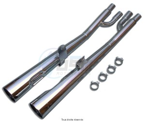 Product image: Marving - 01H2034 - Silencer  MARVI CB 650 Approved - Sold as 1 pair Chrome  