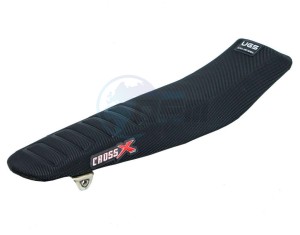 Product image: Crossx - UFM416-1B - Saddle Cover YAMAHA YZ 125 02-20 YZ 250 02-20 UGS WAVE BLACK (UFM416-1B) 