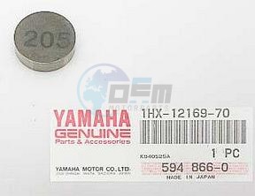 Product image: Yamaha - 3LD121697000 - PAD, ADJUSTING  0