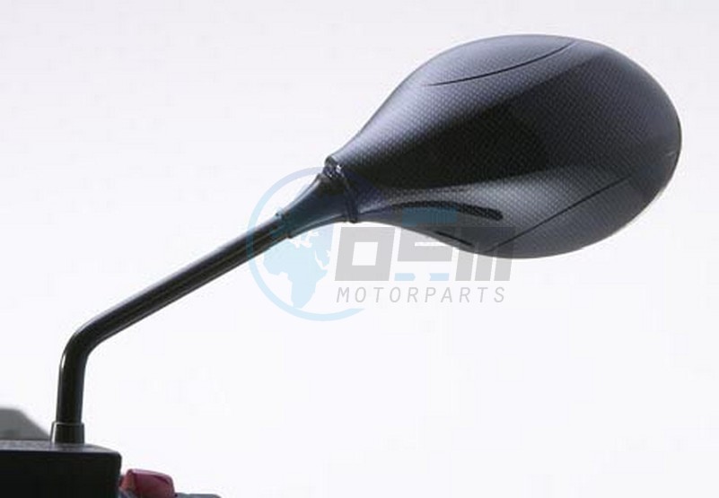 Product image: Suzuki - 990D0-MIRLH-BLK - RR VIEW MIRROR. LEFT. SHINY CARBON LOOK  0