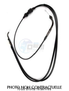 Product image: Kyoto - CAB005053 - Cable Throttle SUP Scooter MBK Top Side   