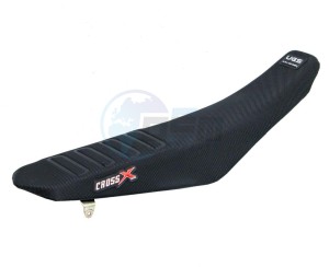 Product image: Crossx - UFM312-1B - Saddle Cover SUZUKI RMZ 250 -18 RMZ 450 08-17 UGS WAVE BLACK (UFM312-1B) 