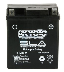 Product image: Kyoto - 512081 - Battery  YTZ8-V SLA-AGM - Without Acid. Ready to Use 