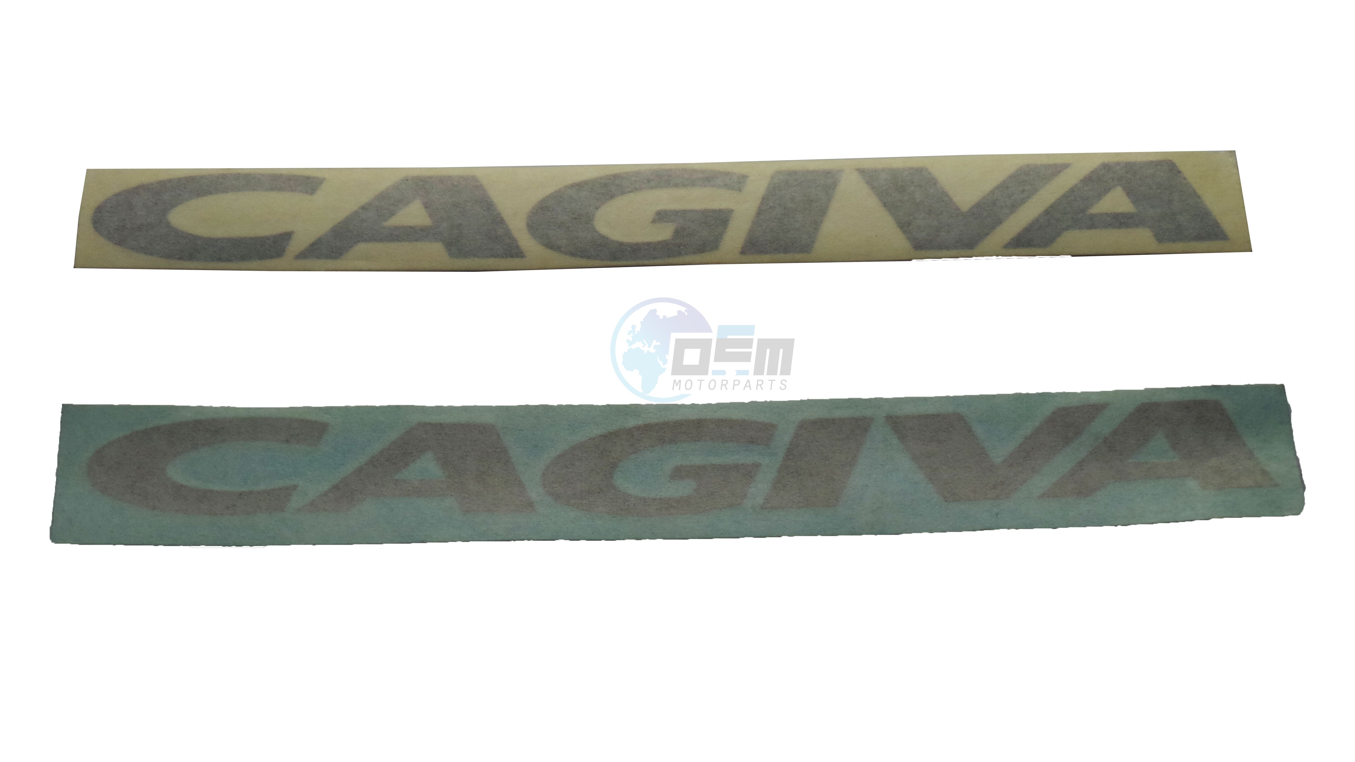 Product image: Cagiva - 80A095787 - DECAL CAGIVA  Parts can be in primer only  0