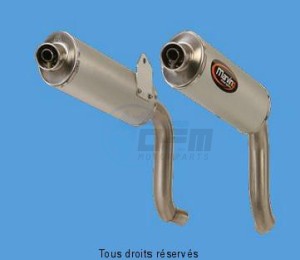 Product image: Marving - 01ALD996EU - Silencer  SUPERLINE 996 Approved - Sold as 1 pair Big Oval Alu  