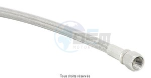 Product image: Goodridge - GDB400C - Hose 400mm - Brake, Pre pressed with transparent lining   