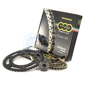 Product image: Regina - 95C012522-REGRH2 - Chain kit Cagiva 125 Planet 1997-2002 14x43 - 520 without O-Ring 